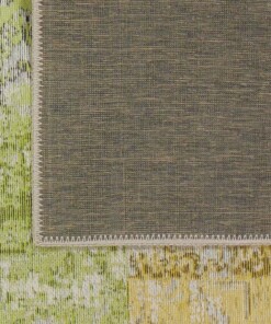 Patchwork Vloerkleed Cento - Pink Rainbow - achterkant, thumbnail