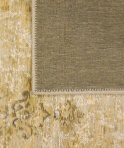 Vintage Vloerkleed Mitali - Yellow Rust - achterkant, thumbnail