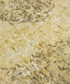 Vintage Vloerkleed Mitali - Yellow Rust - close up, thumbnail