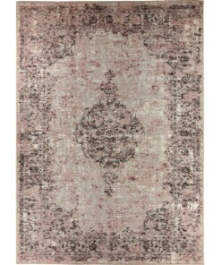 Vintage Vloerkleed Mitali - Liquid Pink - overzicht boven