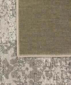 Patchwork Vloerkleed Dices - Old Silver - achterkant, thumbnail