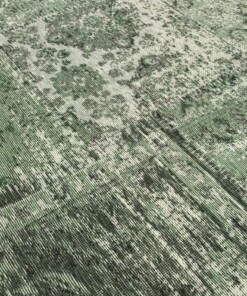 Patchwork Vloerkleed Dices - Jade Wishes - close up, thumbnail