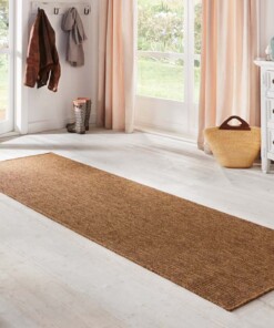 Loper binnen & buiten Sisal look - bruin - sfeer