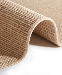 Loper binnen & buiten Sisal look - beige - close up, thumbnail