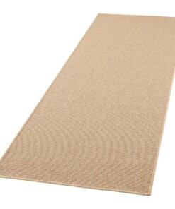 Loper binnen & buiten Sisal look - beige - overzicht schuin, thumbnail