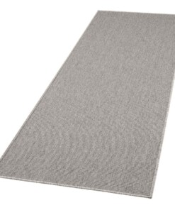 Loper binnen & buiten Sisal look - zilver/grijs - overzicht schuin, thumbnail Loper binnen & buiten Sisal look - zilver/grijs - overzicht schuin, thumbnail