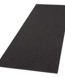 Loper binnen & buiten Sisal zwart - overzicht schuin, thumbnail Loper binnen & buiten Sisal zwart - overzicht schuin, thumbnail