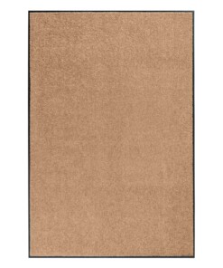 Deurmat Wash & Clean Wasbaar 30°C - karamel - overzicht boven, thumbnail