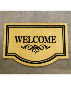 Deurmat Welcome Wasbaar 30°C - crème - overzicht boven, thumbnail Deurmat Welcome Wasbaar 30°C - crème - overzicht boven, thumbnail