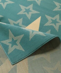 Modern Vloerkleed Ster 102313 - close up vouw, thumbnail