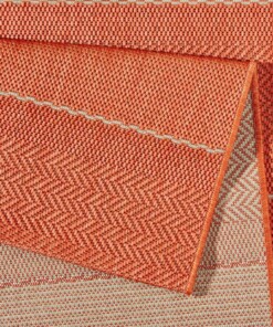 Binnen & Buiten vloerkleed Sunshine - oranje - close up, thumbnail Binnen & Buiten vloerkleed Sunshine - oranje - close up, thumbnail