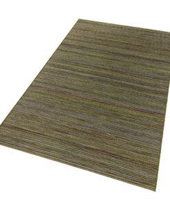 Binnen & buiten vloerkleed Lotus - groen - overzicht schuin, thumbnail