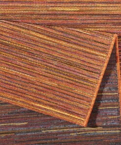 Loper binnen & buiten Lotus - terracotta/oranje - close up, thumbnail Loper binnen & buiten Lotus - terracotta/oranje - close up, thumbnail