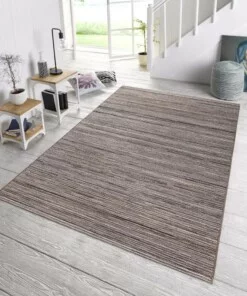 Binnen & buiten vloerkleed Lotus - grijs - sfeer, thumbnail Binnen & buiten vloerkleed Lotus - grijs - sfeer, thumbnail