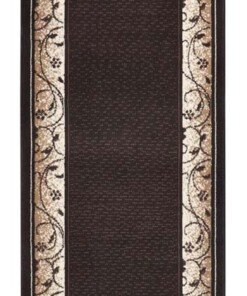 Design loper Plant - donker bruin - overzicht boven, thumbnail Design loper Plant - donker bruin - overzicht boven, thumbnail