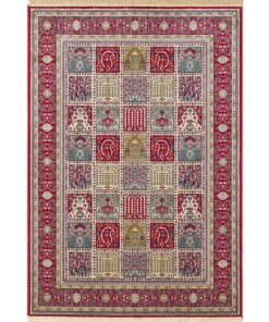 Klassiek vloerkleed Cult - rood - overzicht boven, thumbnail Klassiek vloerkleed Cult - rood - overzicht boven, thumbnail