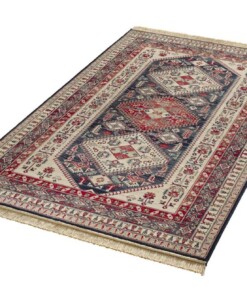 Klassiek vloerkleed Cult - rood/blauw - overzicht schuin, thumbnail Klassiek vloerkleed Cult - rood/blauw - overzicht schuin, thumbnail