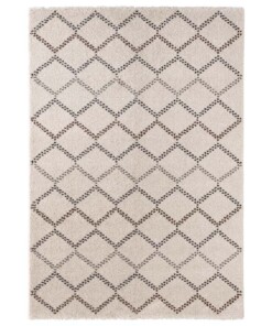 Hoogpolig Vloerkleed Nouveau - crème/bruin - overzicht boven, thumbnail