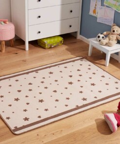Kindervloerkleed Sterren en Harten 102652 - sfeer