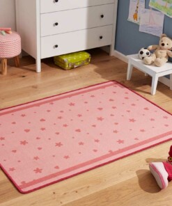 Kindervloerkleed Sterren en Harten 102653 - sfeer