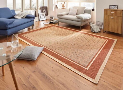 Modern vloerkleed Classy - rood - sfeer