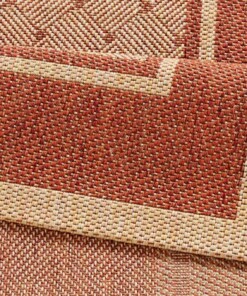 Modern vloerkleed Classy - rood - close up, thumbnail Modern vloerkleed Classy - rood - close up, thumbnail