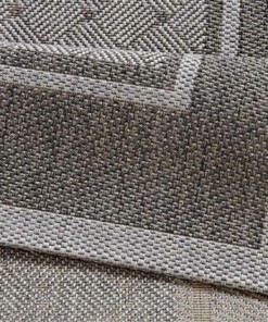 Modern vloerkleed Classy - grijs - close up, thumbnail