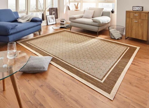 Modern vloerkleed Classy - bruin - sfeer