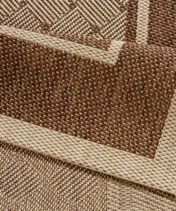 Modern vloerkleed Classy - bruin - close up, thumbnail Modern vloerkleed Classy - bruin - close up, thumbnail