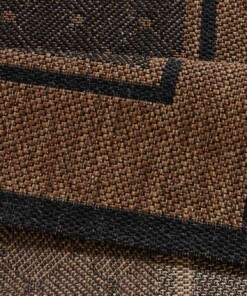 Modern vloerkleed Classy - donkerbruin - close up, thumbnail Modern vloerkleed Classy - donkerbruin - close up, thumbnail