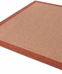 Modern vloerkleed Simple - rood - overzicht schuin, thumbnail