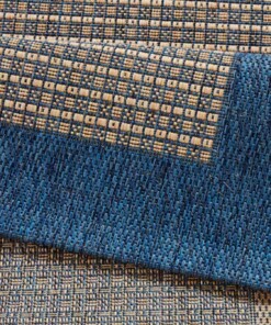 Modern vloerkleed Simple - blauw - close up, thumbnail
