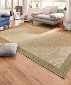 Modern vloerkleed Simple - groen - sfeer, thumbnail