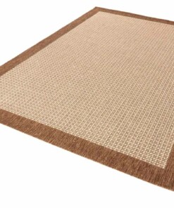 Modern vloerkleed Simple - bruin - overzicht schuin, thumbnail