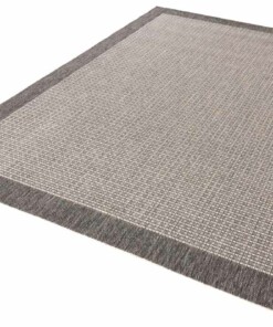 Modern vloerkleed Simple - grijs - overzicht schuin, thumbnail