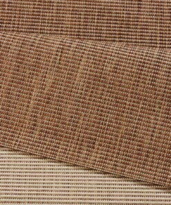 Balkonkleed effen Match - bruin - close up, thumbnail