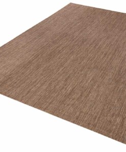 Binnen & buiten vloerkleed effen Match - bruin - overzicht schuin, thumbnail Binnen & buiten vloerkleed effen Match - bruin - overzicht schuin, thumbnail