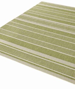 Binnen & buiten vloerkleed Strap - groen - overzicht schuin, thumbnail Binnen & buiten vloerkleed Strap - groen - overzicht schuin, thumbnail