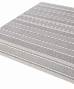 Binnen & buiten vloerkleed Strap - grijs - overzicht schuin, thumbnail Binnen & buiten vloerkleed Strap - grijs - overzicht schuin, thumbnail