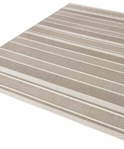 Binnen & buiten vloerkleed Strap - beige - overzicht schuin, thumbnail Binnen & buiten vloerkleed Strap - beige - overzicht schuin, thumbnail