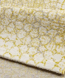 Modern design vloerkleed Dream - geel - close up, thumbnail Modern design vloerkleed Dream - geel - close up, thumbnail