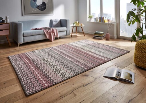 Design vloerkleed Shiver - roze - sfeer