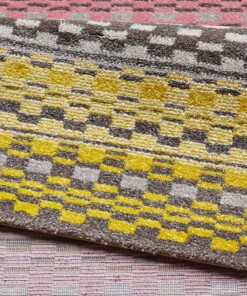 Design vloerkleed Shiver - meerkleurig - close up, thumbnail