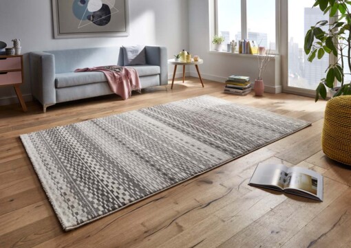 Design vloerkleed Shiver - grijs - sfeer