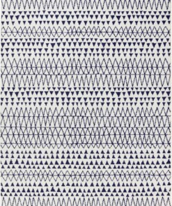 Design vloerkleed Scandinavian - crème/zwart - overzicht boven