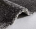 Hoogpolig modern vloerkleed effen Glam - zilver - close up, thumbnail