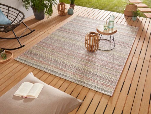 Buitenkleed Pine - roze/goud - sfeer
