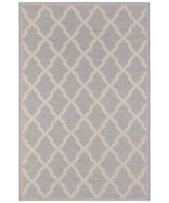 Vlakweef vloerkleed Macrame-Optiek Heaven - grijs - overzicht boven, thumbnail