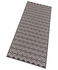 Scandinavisch vloerkleed Sky - zwart - overzicht schuin, thumbnail Scandinavisch vloerkleed Sky - zwart - overzicht schuin, thumbnail