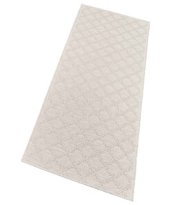 Scandinavisch vloerkleed Dawn - crème - overzicht schuin, thumbnail